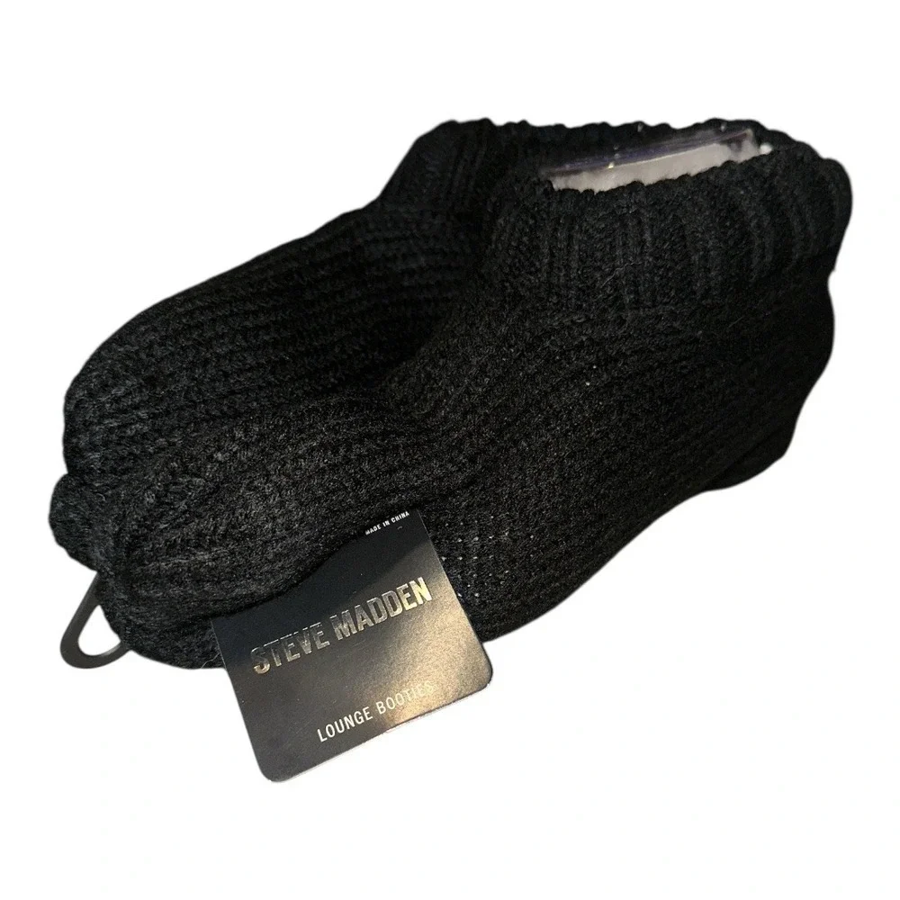Steve Madden Black Lounge Bootie, Shoe Size 5-10